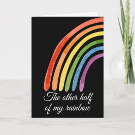 Den andra halvan av min regnbåge du fyller mig kort