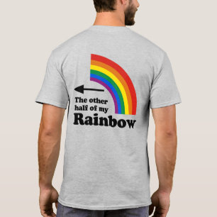 Den andra halvan av min regnbåge (Höger) T-Shirt