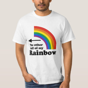 Den andra halvan av min regnbåge (höger) t shirt