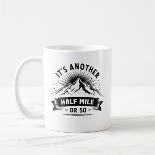 Den andra halvmien, eller så, bergsgåva kaffemugg