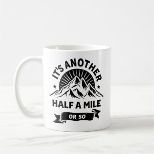 Den andra halvmien, eller så, bergsgåva kaffemugg