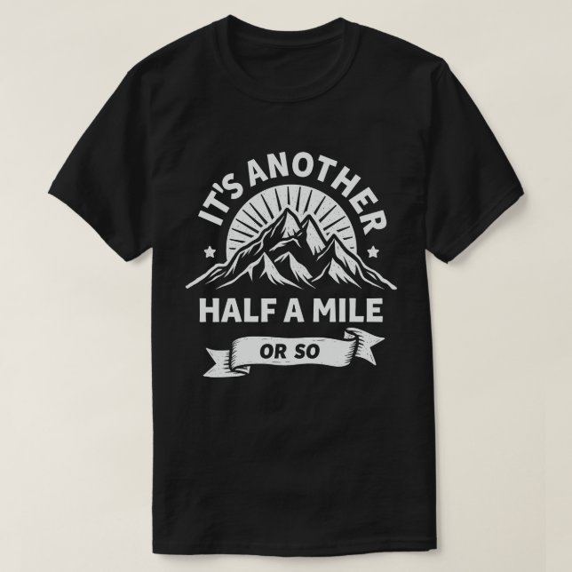 Den andra halvmien, eller så, bergsgåva t shirt (Design framsida)