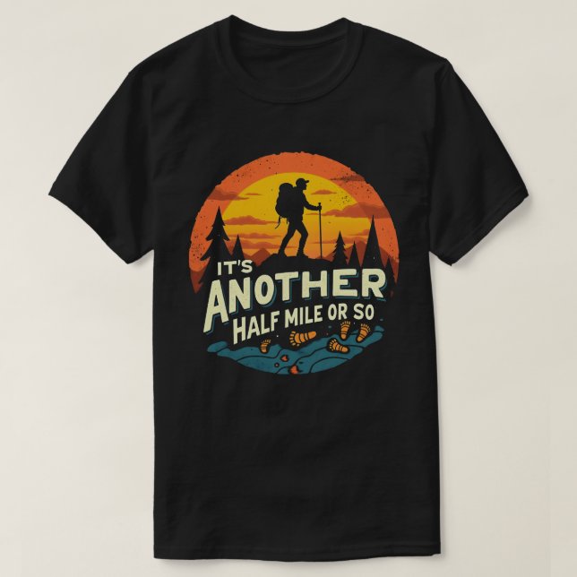 Den andra halvmien, eller så, bergsgåva t shirt (Design framsida)