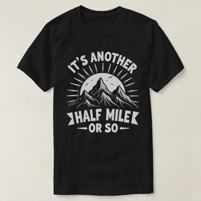 Den andra halvmien, eller så, bergsgåva t shirt (Design framsida)