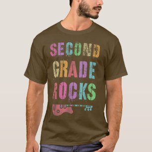 Den andra KLASS-STENEN-läraren Rockstar andra grad T Shirt