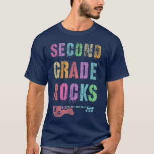 Den andra KLASS-STENEN-läraren Rockstar andra grad T Shirt