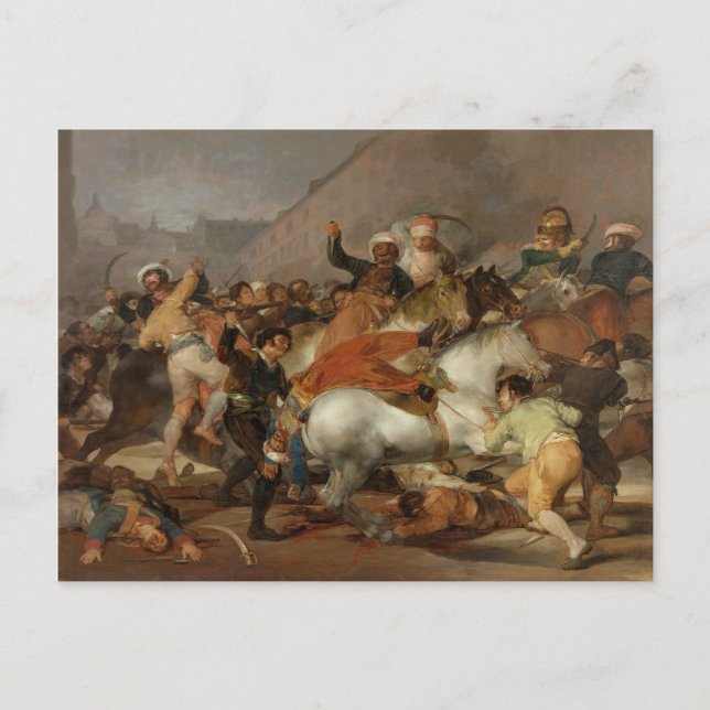 Den andra maj 1808: Mamelukes åtal Vykort (Framsida)