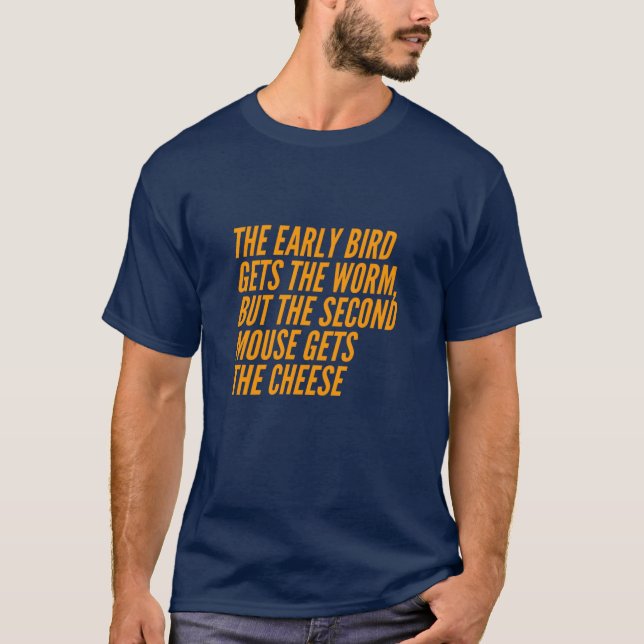 Den andra musen får ostarna t shirt (Framsida)