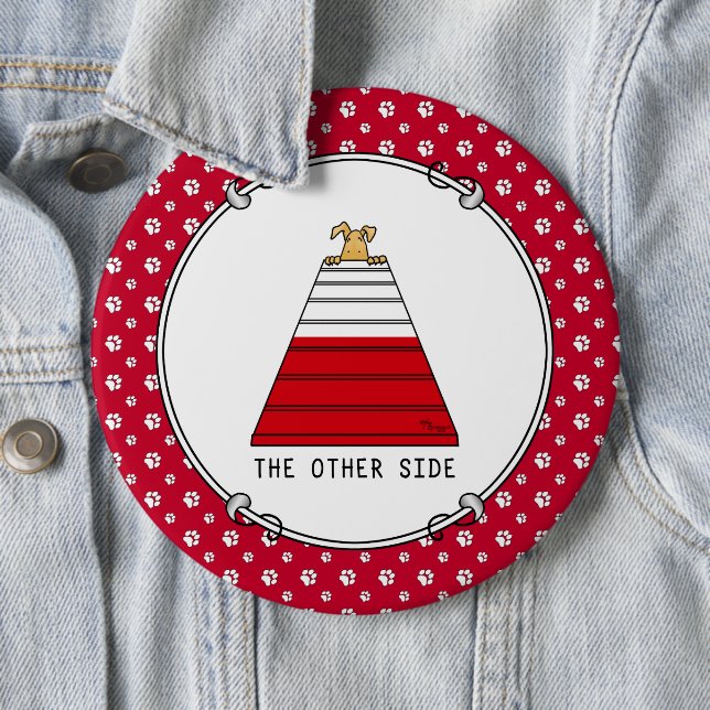 Den andra sidan - agilin skrämt nervös hund knapp (In Situ)