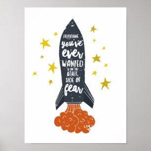 Den andra sidan av rädslan poster