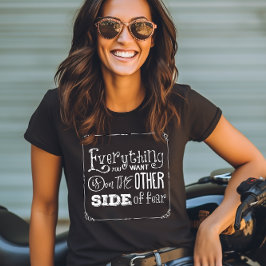 Den andra sidan av rädslan t shirt