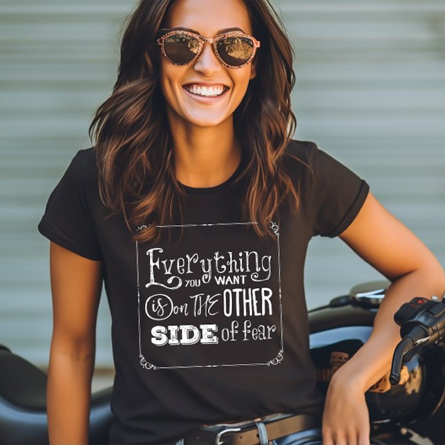 Den andra sidan av rädslan t shirt (Skapare uppladdad)