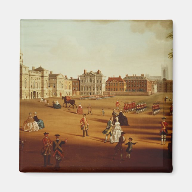 Den andra skyddsklausulen om Parad vid Horse Guard Magnet (Framsidan)