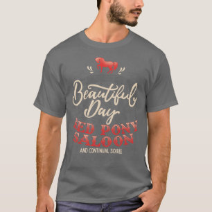 Den andra vackra dagen vid den röda dammsalongen e t shirt