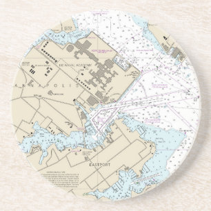 Den Annapolis hamnen kartlägger Underlägg Sandsten