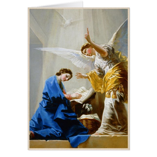 Den AnnunciationFrancisco José de Goya konsten OBS Kort (Framsidan)