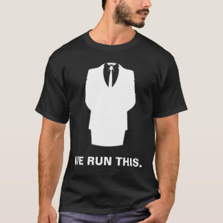 Den anonyma T-tröja "KÖR VI DENNA" svart Tee Shirt