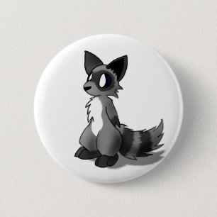 Den Anthro raccoonen knäppas Knapp