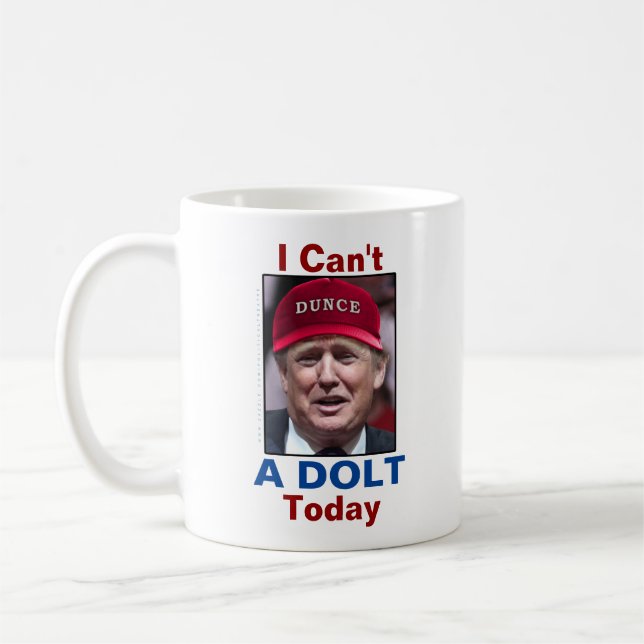 Den Anti presidenten Donald Trump kan jag inte en Kaffemugg (Vänster)