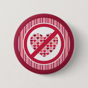 Den Anti valentin dag knäppas Knapp