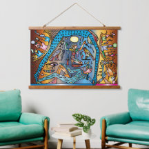 Den antika Egyptenen Art Geb stöder Nöt i himlen