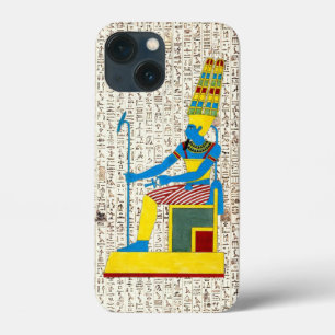 Den antika egyptiska guden Osiris Hieroglyphics De