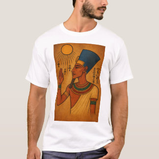 Den antika egyptiska konsten Pharaoh Akhenaten Sol T Shirt