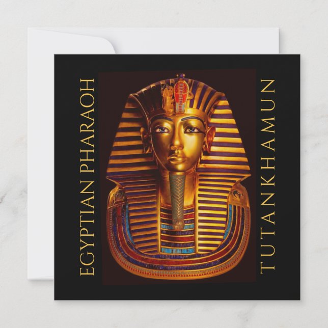 Den antika egyptiska Kung Tutankhamun Guld Burial  (Framsida)