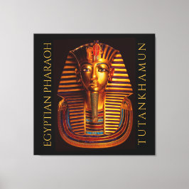 Den antika egyptiska Kung Tutankhamun Guld Burial  Canvastryck