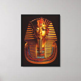 Den antika egyptiska Kung Tutankhamun Guld Burial  Canvastryck