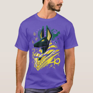 Den antika egyptiska mytologin Egypten Gud Anubis T Shirt