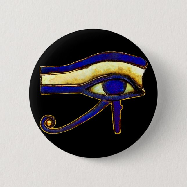Den antika egyptiska Öga i Horus Knapp (Framsida)