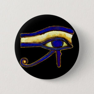 Den antika egyptiska Öga i Horus Knapp