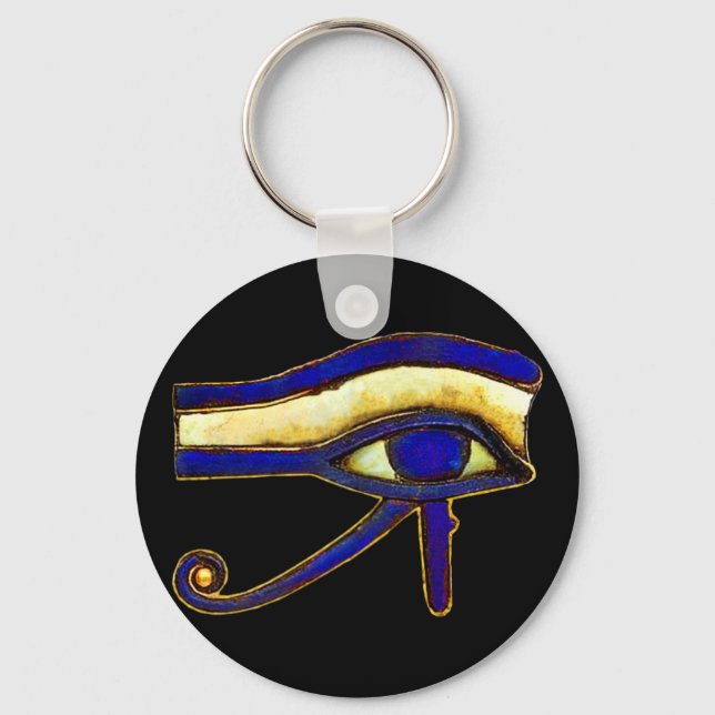 Den antika egyptiska Öga i Horus Nyckelring (Framsida)