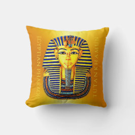 Den antika egyptiska Pharaoh Tutankhamun Guld Mask Kudde