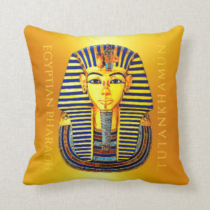 Den antika egyptiska Pharaoh Tutankhamun Guld Mask Kudde