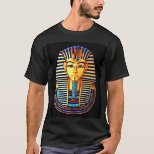 Den antika egyptiska Pharaoh Tutankhamun Guld-mask T Shirt