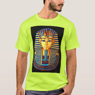 Den antika egyptiska Pharaoh Tutankhamun Guld-mask T Shirt