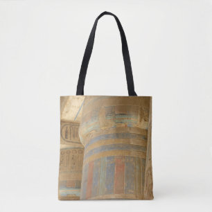 Den antika egyptiska Temple Tote Bag Tygkasse