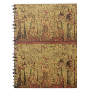 Den antika egyptiska Temple Wall Art Anteckningsbok