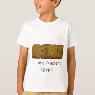 Den antika egyptiska Temple Wall Art Tee Shirt