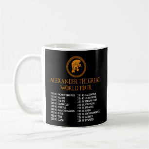 Den antika grekiska historien Alexander den Underb Kaffemugg
