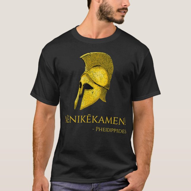 Den antika grekiska historien Vi har Won Pheidippi T Shirt (Framsida)