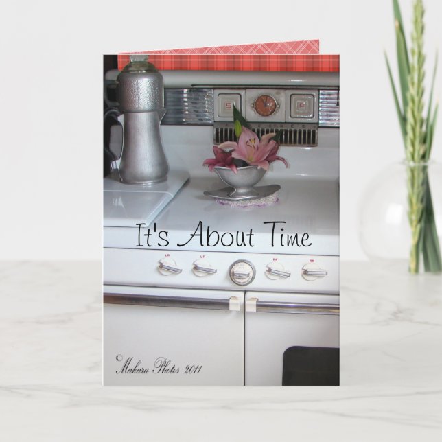 Den antika kaffeKrukan #1 Hälsning-skräddarsy det Kort (Framsida)