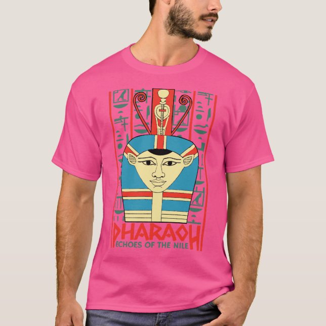 Den antika kungen av egyptisk t shirt (Framsida)