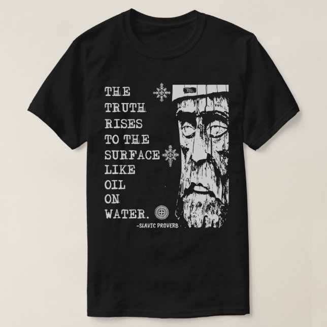 Den antika slaviska visdomen t shirt (Design framsida)
