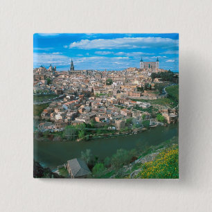 Den antika staden Toledo, Spanien. Knapp