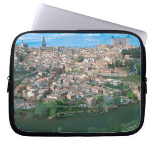 Den antika staden Toledo, Spanien. Laptop Sleeve