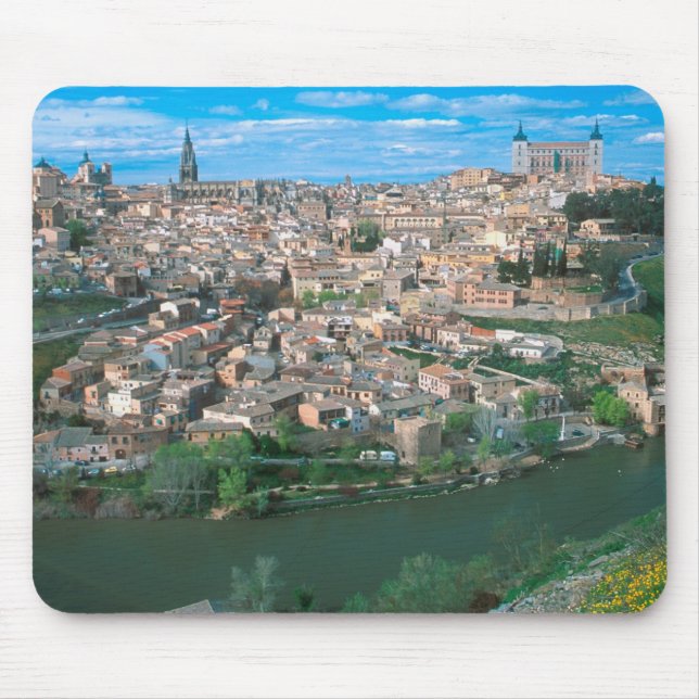 Den antika staden Toledo, Spanien. Musmatta (Framsidan)