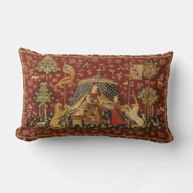 Den antika Tapestrylooken dämpar Lumbarkudde (Framsida)